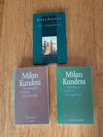 3 Milan Kundera Ondraaglijke lichtheid Traagheid Boek v lach, Milan Kundera, Ophalen of Verzenden, Zo goed als nieuw, Nederland