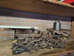 Vintage Weegschaal met Marmer en IJzer, Ophalen