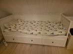 Ikea Hemnes bedbank, Ophalen, Wit, Neutraal, Tweepersoons