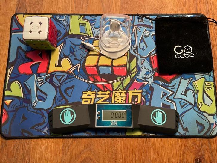 complete Rubiks kubus set., Hobby en Vrije tijd, Denksport en Puzzels, Zo goed als nieuw, Overige typen, Minder dan 500 stukjes