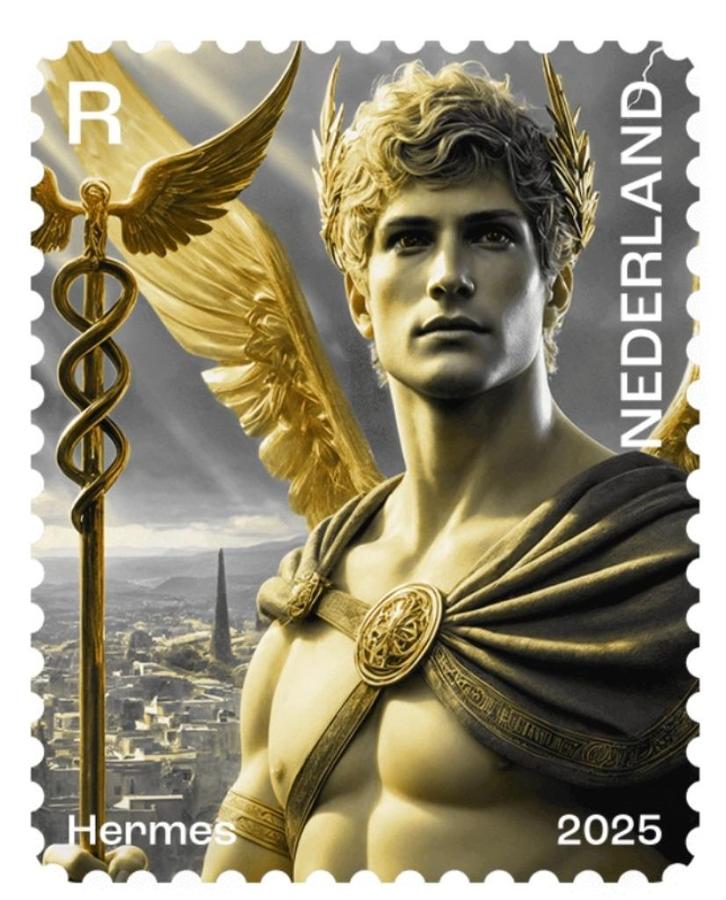 Crypto postzegel Hermes Geel, Postzegels en Munten, Postzegels | Nederland, Postfris, Na 1940, Ophalen of Verzenden