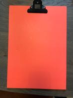Klembord / Oranje kleur, Ophalen of Verzenden