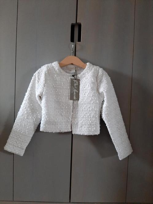 Jasje offwhite Port Lavande maat 116 Nieuw!, Kinderen en Baby's, Kinderkleding | Maat 116, Nieuw, Meisje, Overige typen, Ophalen of Verzenden
