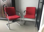 Stoelen, Huis en Inrichting, Stoelen, Ophalen, Gebruikt, Rood, Twee