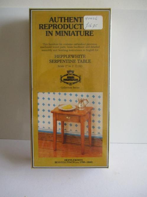 poppenhuis Mini Mundus wandtafeltje bouwpakket, Verzamelen, Poppenhuizen en Toebehoren, Zo goed als nieuw, Poppenhuis, Ophalen of Verzenden