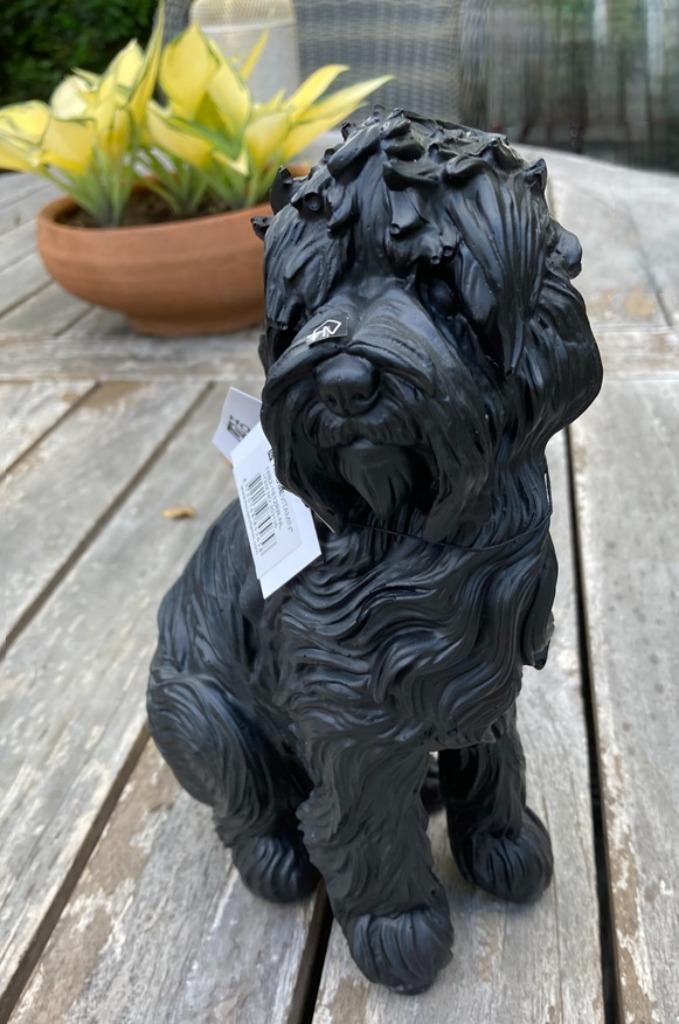 BLACK LABRADOODLE 23CM HOOG NIEUW, Huis en Inrichting, Woonaccessoires | Boeddhabeelden, Nieuw, Ophalen of Verzenden