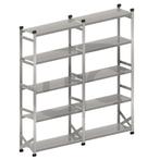 Metalsistem stelling 250 x 250 x 40cm, Ophalen, Zo goed als nieuw