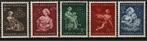 Nederland 423-427 serie winterhulp., Postzegels en Munten, Postzegels | Nederland, Verzenden, Postfris