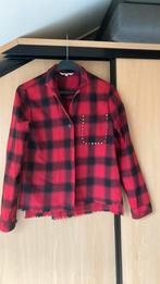 Flanellen ruitbloes mt 34, Ophalen of Verzenden, Zo goed als nieuw, Clockhouse, Maat 34 (XS) of kleiner