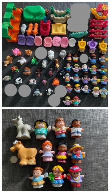 Fisher-Price Little People 30 Poppretje en 23 Dieren en Onde beschikbaar voor biedingen