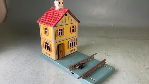 Bing spoor 0 spoor 1 baanwachtershuis 10/620 met bel 1920/26, Antiek en Kunst, Antiek | Speelgoed, Ophalen of Verzenden