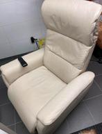 Elektrische Relax fauteuil HUKLA - model Rimini - ECHT leder, Huis en Inrichting, Leer, Zo goed als nieuw, Ophalen