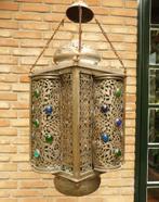 Prachtige grote antieke Marokkaanse hanglamp, Antiek en Kunst, Ophalen of Verzenden