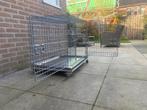 Heavy Duty Hondenbench 76x56x70 met wieltjes en Rem!!!!, Dieren en Toebehoren, Hondenbenches, Ophalen, Zo goed als nieuw