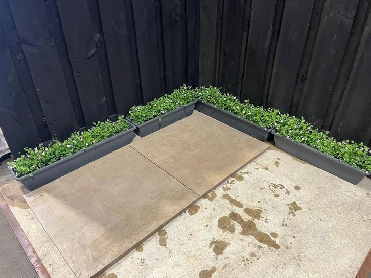 NIEUWE KERAMISCHE TEGELS!!! 80x80x3cm Cilento taupe 15,36m2, Tuin en Terras, Tegels en Klinkers, Nieuw, Terrastegels, Keramiek