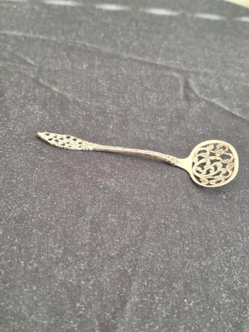 Antiek Zilveren Suikerlepel met zwaardje, Antiek en Kunst, Antiek | Goud en Zilver, Zilver, Ophalen of Verzenden