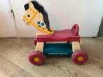 Fisher Price loopwagen/ paard op wielen. Vintage, retro, 70s, Ophalen of Verzenden, Zo goed als nieuw