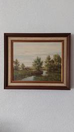 Landschap schilderij van Peter Motz, Antiek en Kunst, Kunst | Schilderijen | Klassiek, Ophalen