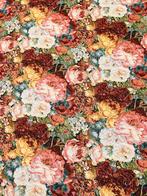 Grand foulard / woondeken met rozen 190/162, Gebruikt, Etten-Leur, DJT@dejuistetoon.eu, Ophalen of Verzenden