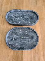 Luxe set van 2 onderzetters/juwelenbakje/zeepbakje van epoxy, Verzenden, Nieuw, Overig