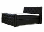 Boxspring Plus Lux met voedbord bedden--AANBIEDING--, Ophalen of Verzenden, Nieuw, Tweepersoons, Hout