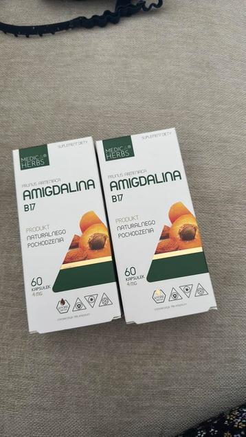 Supplement Amigdaline B17 beschikbaar voor biedingen