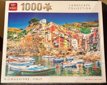 King Puzzel 1000 stukjes - Riomaggiore, Italië beschikbaar voor biedingen