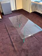 Handgemaakte glazen salontafel, 50 tot 100 cm, Minder dan 50 cm, Glas, 100 tot 150 cm