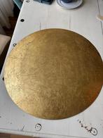 Gouden decoratieve schaal, Ophalen, Overige materialen, Gebruikt, Schaal