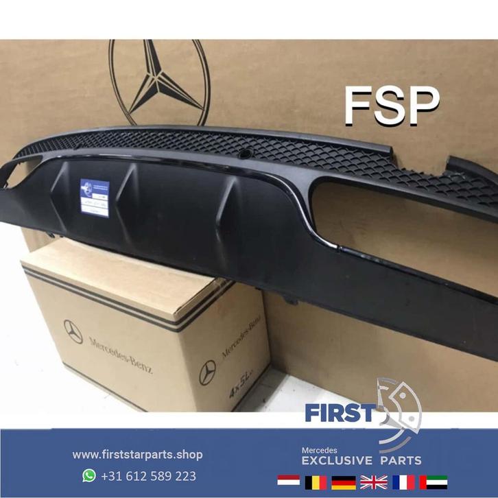 W205 S205 C63 AMG DIFFUSER Mercedes C Klasse 2014-2019 ORIGI, Auto-onderdelen, Overige Auto-onderdelen, Mercedes-Benz, Gebruikt