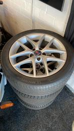 UNIEK originele saab aero velgen plus banden, Auto-onderdelen, Banden en Velgen, Velg(en), 17 inch, Ophalen of Verzenden, Zomerbanden