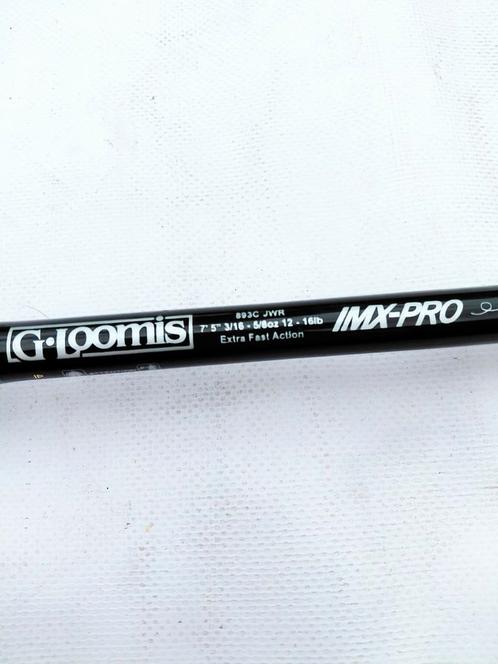 Te koop, i.z.g.s. verkerende: G Loomis IMX-PRO 893C JWR, Watersport en Boten, Hengelsport | Roofvissen, Zo goed als nieuw, Werphengel