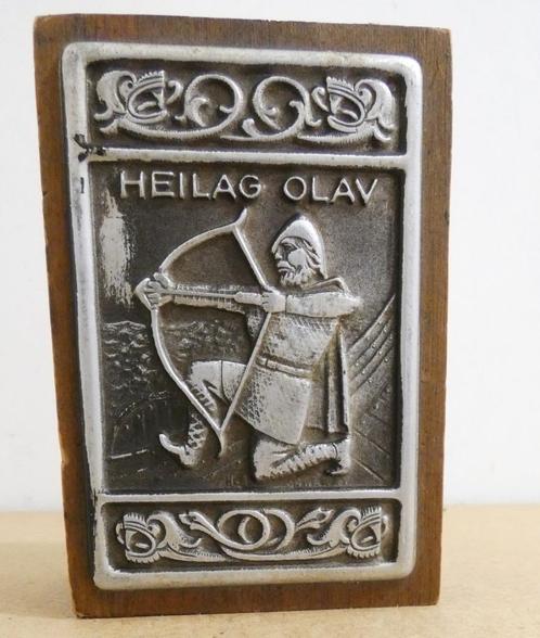 Heilag Olav, luciferdoos houder [1425], Verzamelen, Rookartikelen, Aanstekers en Luciferdoosjes, Gebruikt, Ophalen
