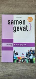 Maatschappijkunde Samengevat vmbo-kgt, Boeken, VMBO, Overige vakken, ThiemeMeulenhoff, Ophalen of Verzenden