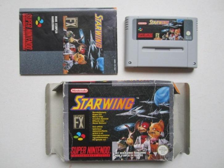 Starwing SNES Star Wing Super Nintendo NES (los €25), Spelcomputers en Games, Games | Nintendo Super NES, Gebruikt, Avontuur en Actie