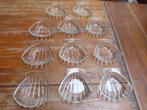 11 vintage glazen schelpen, Pyrex