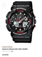 Casio G-Shock GA-100-1A4ER, Ophalen of Verzenden, Zo goed als nieuw, Zwart, Casio G-Shock