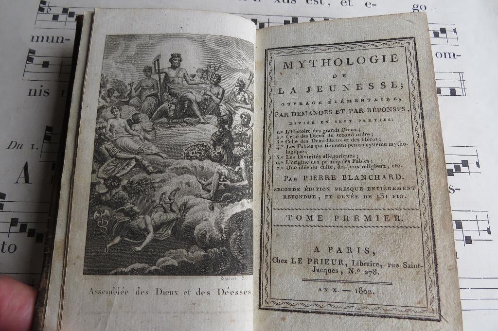 Mythologie de La Jeunesse 1802, Pierre Blanchard, Ophalen of Verzenden