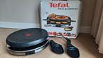 Tefal Raclette & Grill - Crêpe Gourmetstel voor 8 Personen, Ophalen of Verzenden, Vaatwasmachinebestendig, Gebruikt, Tafelgrill