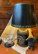 Engels metalen Victoriaans stijl Tea Caddy tafellamp, Ophalen, Westdijk 41 3241 GT Middelharnis, Minder dan 50 cm, Het lijstje van brocante