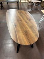Walnoten tafel kiezelvormig 240x110cm, Ophalen, Nieuw, 50 tot 100 cm, Vijf personen of meer