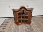 Mooie grote  oude hangende vitrine kast., Huis en Inrichting, Ophalen, Gebruikt, Eikenhout, 50 tot 100 cm
