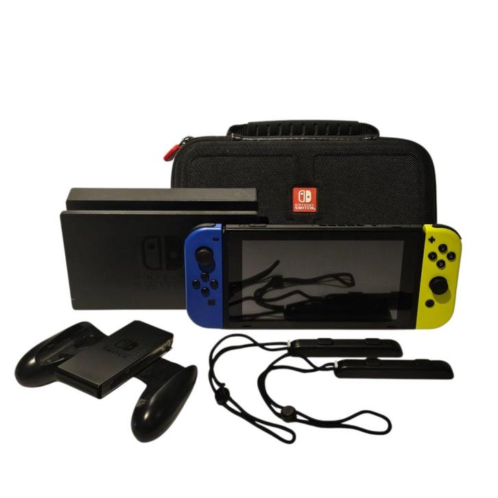 Nintendo Switch Blauw/Geel | Nette Staat, Spelcomputers en Games, Spelcomputers | Nintendo Switch, Gebruikt