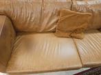 Lederen Leren 3 zits bank nieuw bekleed, Huis en Inrichting, Ophalen, Piloten leer, Driepersoons, Zo goed als nieuw