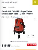 Kruislijnlaser Futech 3, Ophalen of Verzenden, Zo goed als nieuw, Overige meters
