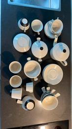 Fris Edam servies wit/bruin, Antiek en Kunst, Ophalen