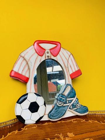 Voetbal Thema Spiegel beschikbaar voor biedingen