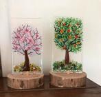 voorjaar boom hout glas glasfusing glasobjekt., Hobby en Vrije tijd, Overige Hobby en Vrije tijd, Nieuw, Ophalen of Verzenden