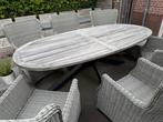 Tuintafel 240 x 120, Ophalen, Ovaal, Hout