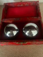 Chinese Baoding Ballen met Doos - Antiek Woonaccessoire, Ophalen of Verzenden